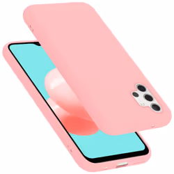 Cadorabo Case for Samsung Galaxy A32 5G Cover Protection TPU Silicone Gel - LIQUID PINK
