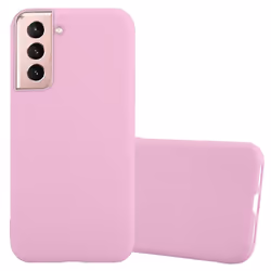 Cadorabo Case for Samsung Galaxy S21 PLUS Cover Protection TPU Silicone Gel Back case - CANDY PINK