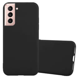 Cadorabo Case for Samsung Galaxy S21 PLUS Cover Protection TPU Silicone Gel Back case - CANDY BLACK