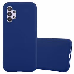 Cadorabo Case for Samsung Galaxy A32 5G Cover Protection TPU Silicone Gel Back case - CANDY DARK BLUE