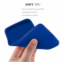 Cadorabo Case for Samsung Galaxy A32 5G Cover Protection TPU Silicone Gel Back case - CANDY DARK BLUE
