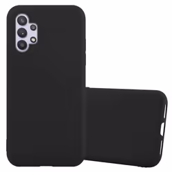 Cadorabo Case for Samsung Galaxy A32 5G Cover Protection TPU Silicone Gel Back case - CANDY BLACK