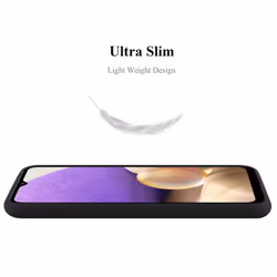 Cadorabo Case for Samsung Galaxy A32 5G Cover Protection TPU Silicone Gel Back case - CANDY BLACK