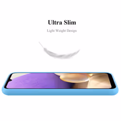 Cadorabo Case for Samsung Galaxy A32 5G Cover Protection TPU Silicone Gel Back case - CANDY BLUE