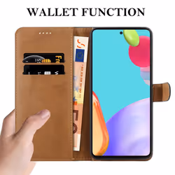Cadorabo Case for Samsung Galaxy A52 5G Cover Book Wallet Protection PU Leather Flip Magnetic Luxury Etui