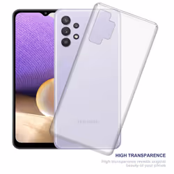 Cadorabo Case for Samsung Galaxy A32 5G Cover Transparent Protection TPU Silicone Gel