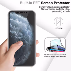 Cadorabo Case for Apple iPhone 11 PRO 360 Full Body Mobile Phone Case Front and Back Screen Protection All-Round Protective Cover