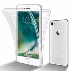 Cadorabo Case for Apple iPhone 7 / 7S / 8 / SE 2020 360 Full Body Mobile Phone Case Front and Back Screen Protection All-Roun ...