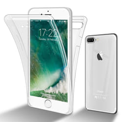 Cadorabo Case for Apple iPhone 8 PLUS / 7 PLUS 360 Full Body Mobile Phone Case Front and Back Screen Protection All-Round Protective Cover