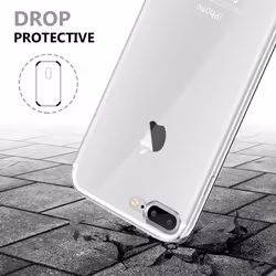 Cadorabo Case for Apple iPhone 8 PLUS / 7 PLUS 360 Full Body Mobile Phone Case Front and Back Screen Protection All-Round Protective Cover