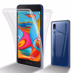 Cadorabo Case for Samsung Galaxy A02 CORE 360 Full Body Mobile Phone Case Front and Back Screen Protection All-Round Protecti ...