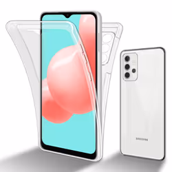 Cadorabo Case for Samsung Galaxy A32 4G 360 Full Body Mobile Phone Case Front and Back Screen Protection All-Round Protective ...