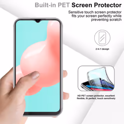 Cadorabo Case for Samsung Galaxy A32 4G 360 Full Body Mobile Phone Case Front and Back Screen Protection All-Round Protective Cover