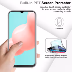 Cadorabo Case for Samsung Galaxy A32 5G 360 Full Body Mobile Phone Case Front and Back Screen Protection All-Round Protective Cover