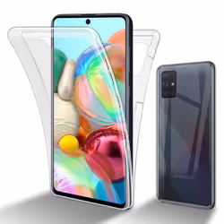 Cadorabo Case for Samsung Galaxy A51 5G 360 Full Body Mobile Phone Case Front and Back Screen Protection All-Round Protective ...