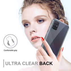Cadorabo Case for Samsung Galaxy A51 5G 360 Full Body Mobile Phone Case Front and Back Screen Protection All-Round Protective Cover