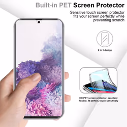 Cadorabo Case for Samsung Galaxy A71 5G 360 Full Body Mobile Phone Case Front and Back Screen Protection All-Round Protective Cover