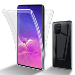 Cadorabo Case for Samsung Galaxy A91 / S10 LITE / M80s 360 Full Body Mobile Phone Case Front and Back Screen Protection All-Round Protective Cover