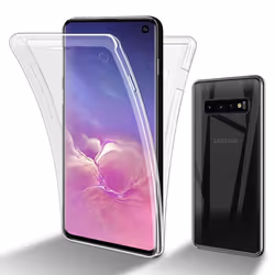 Cadorabo Case for Samsung Galaxy S10 360 Full Body Mobile Phone Case Front and Back Screen Protection All-Round Protective Co ...