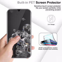 Cadorabo Case for Samsung Galaxy S20 ULTRA 360 Full Body Mobile Phone Case Front and Back Screen Protection All-Round Protective Cover