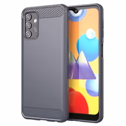 Cadorabo Case for Samsung Galaxy A32 5G Cover Protection back case TPU Silicone Carbon - GREY
