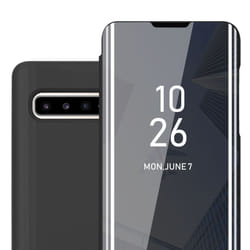 Cadorabo Case for Samsung Galaxy S10 5G Cover Book Wallet Protection PU Leather Flip Magnetic Smart View Etui - Black