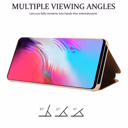Cadorabo Case for Samsung Galaxy S10 5G Cover Book Wallet Protection PU Leather Flip Magnetic Smart View Etui - PINK