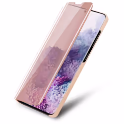 Cadorabo Case for Samsung Galaxy S20 Cover Book Wallet Protection PU Leather Flip Magnetic Smart View Etui - PINK