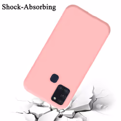 Cadorabo Case for Samsung Galaxy A21s Cover Protection TPU Silicone Gel - LIQUID PINK