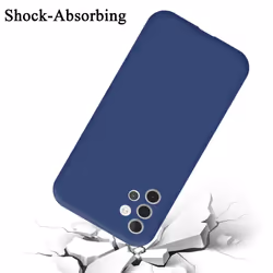 Cadorabo Case for Samsung Galaxy A32 4G Cover Protection TPU Silicone Gel - LIQUID BLUE