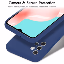 Cadorabo Case for Samsung Galaxy A32 4G Cover Protection TPU Silicone Gel - LIQUID BLUE