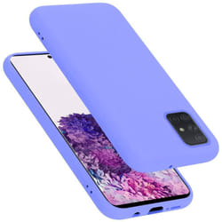 Cadorabo Case for Samsung Galaxy A51 5G Cover Protection TPU Silicone Gel - LIQUID LIGHT PURPLE
