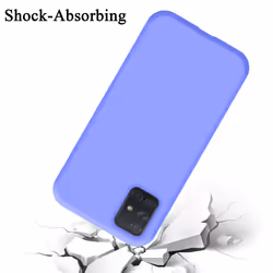 Cadorabo Case for Samsung Galaxy A51 5G Cover Protection TPU Silicone Gel - LIQUID LIGHT PURPLE