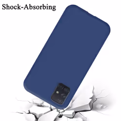 Cadorabo Case for Samsung Galaxy A51 5G Cover Protection TPU Silicone Gel - LIQUID BLUE