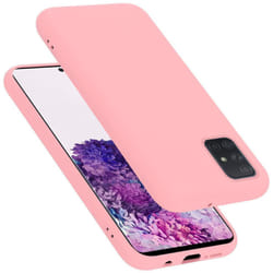 Cadorabo Case for Samsung Galaxy A51 5G Cover Protection TPU Silicone Gel - LIQUID PINK