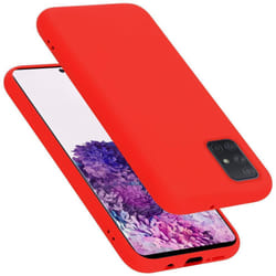 Cadorabo Case for Samsung Galaxy A51 5G Cover Protection TPU Silicone Gel - LIQUID RED