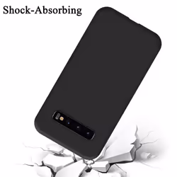 Cadorabo Case for Samsung Galaxy S10 5G Cover Protection TPU Silicone Gel - LIQUID BLACK