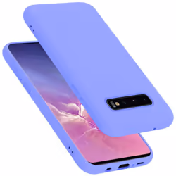Cadorabo Case for Samsung Galaxy S10 5G Cover Protection TPU Silicone Gel - LIQUID LIGHT PURPLE