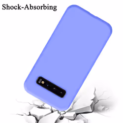 Cadorabo Case for Samsung Galaxy S10 5G Cover Protection TPU Silicone Gel - LIQUID LIGHT PURPLE