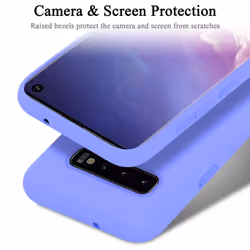 Cadorabo Case for Samsung Galaxy S10 5G Cover Protection TPU Silicone Gel - LIQUID LIGHT PURPLE