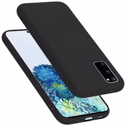 Cadorabo Case for Samsung Galaxy S20 FE Cover Protection TPU Silicone Gel - LIQUID BLACK