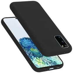 Cadorabo Case for Samsung Galaxy S20 FE Cover Protection TPU Silicone Gel - LIQUID BLACK