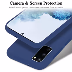 Cadorabo Case for Samsung Galaxy S20 FE Cover Protection TPU Silicone Gel - LIQUID BLUE