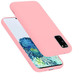 Cadorabo Case for Samsung Galaxy S20 FE Cover Protection TPU Silicone Gel - LIQUID PINK