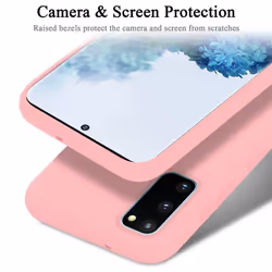 Cadorabo Case for Samsung Galaxy S20 FE Cover Protection TPU Silicone Gel - LIQUID PINK
