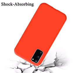 Cadorabo Case for Samsung Galaxy S20 FE Cover Protection TPU Silicone Gel - LIQUID RED