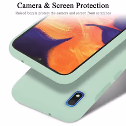 Cadorabo Case for Samsung Galaxy A10 / M10 Cover Protection TPU Silicone Gel - LIQUID HELL GRÃN, Samsung Galaxy A10 / M10