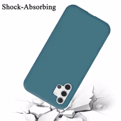 Cadorabo Case for Samsung Galaxy A32 5G Cover Protection TPU Silicone Gel - LIQUID GREEN