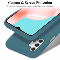 Cadorabo Case for Samsung Galaxy A32 5G Cover Protection TPU Silicone Gel - LIQUID GREEN