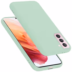 Cadorabo Case for Samsung Galaxy S21 5G Cover Protection TPU Silicone Gel - LIQUID LIGHT GREEN